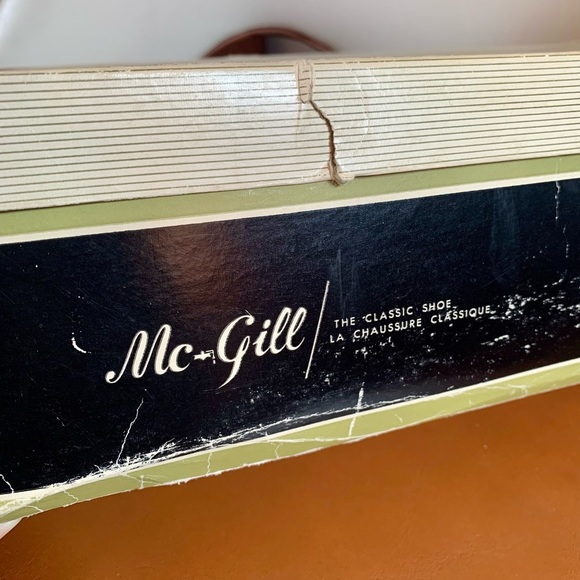 60s DEADSTOCK "Boulet" Taupe Leather Oxfords Dress Shoes - Picture 4 of 8